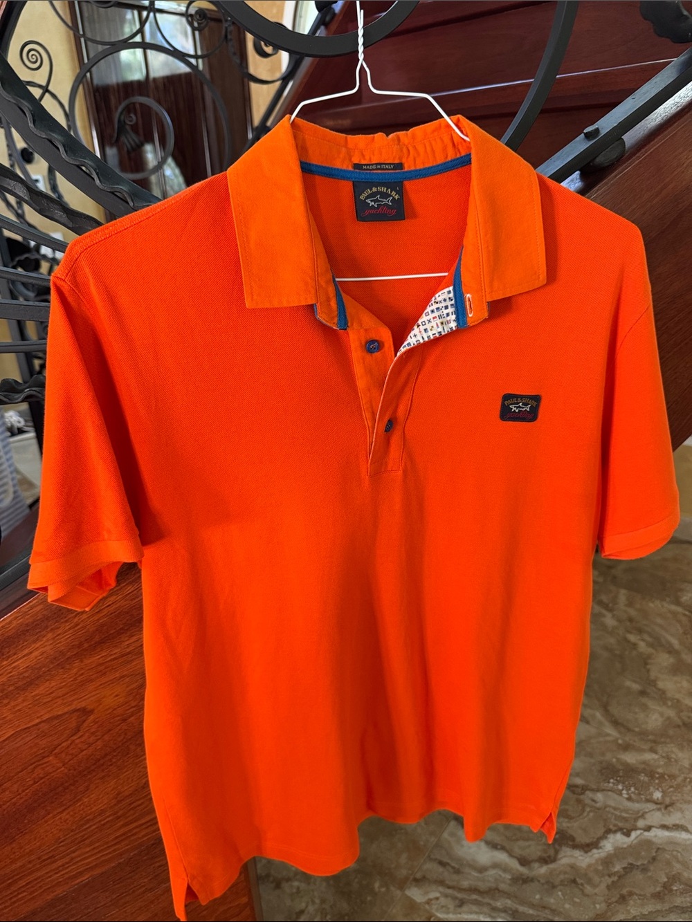 Paul & Shark Bright Orange Men's Polo